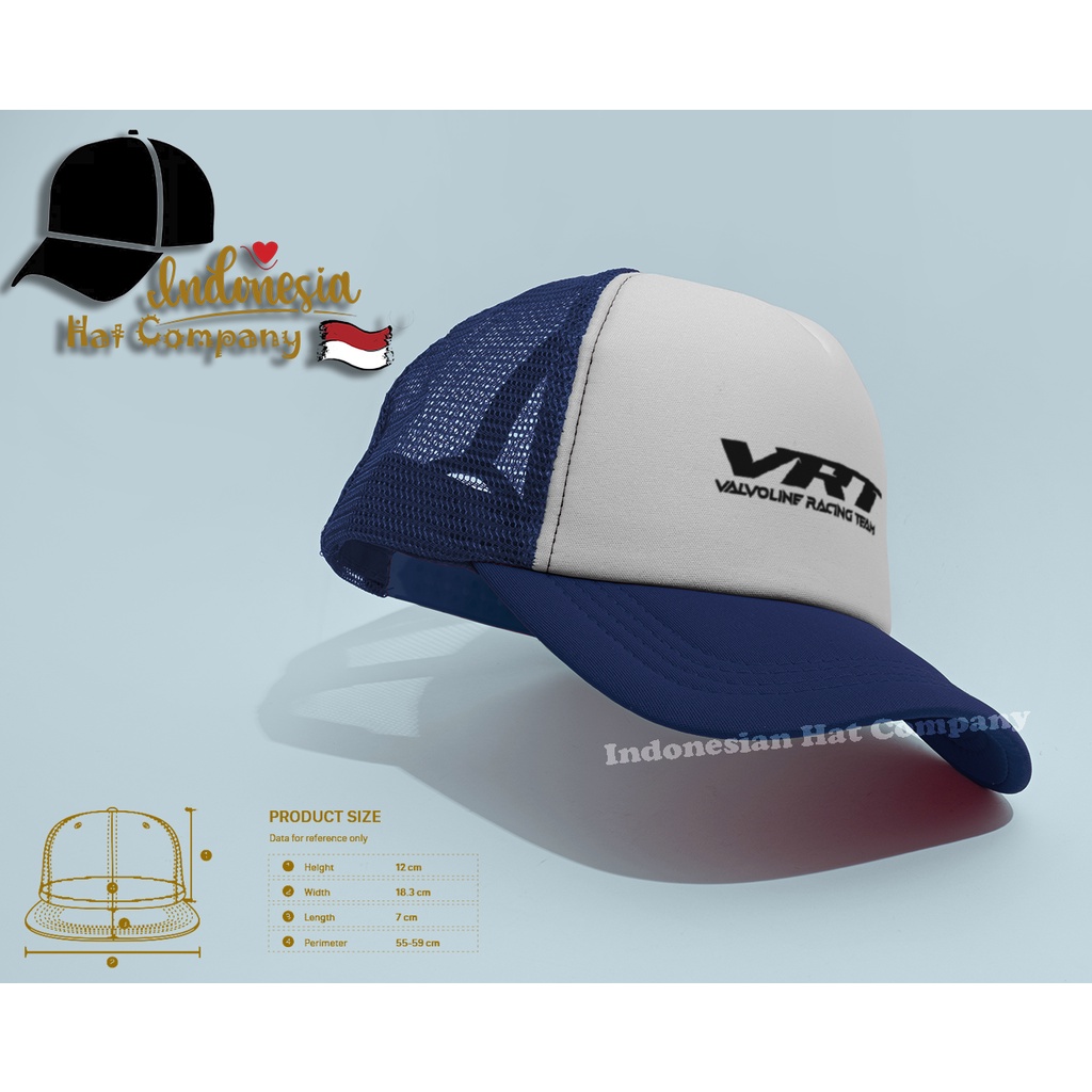 Topi Jaring Distro / Trucker BRIGEZ VRT VALVOLINE RACING TEAM - IHC