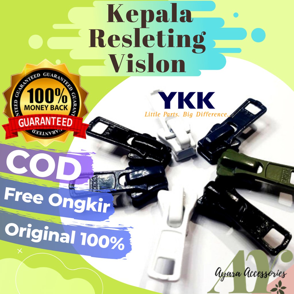 KEPALA RESLETING YKK VISLON NO 5 TERMURAH