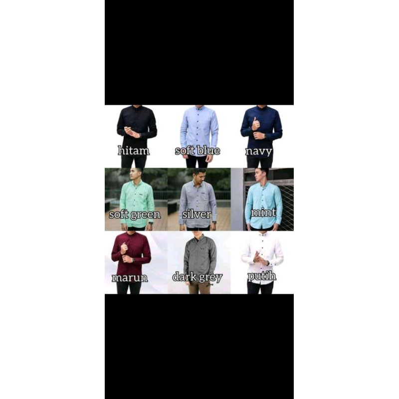 PAKET HEMAT KEMEJA PRIA 1LUSIN