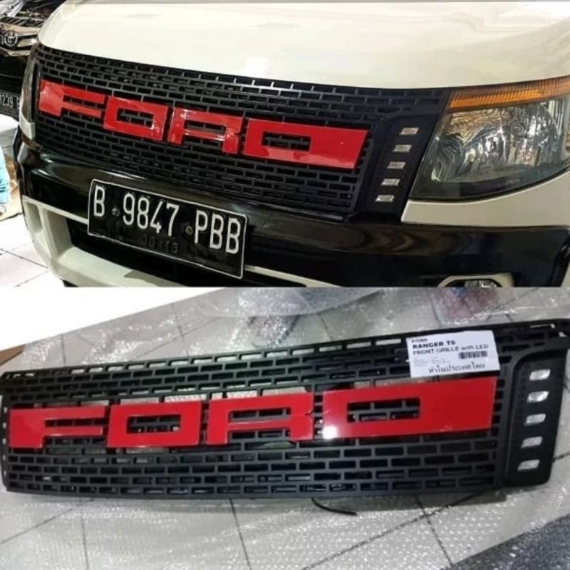 grill Ford ranger t6 with LED original Thailand