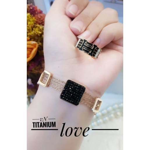 set gelang cincin wanita t124