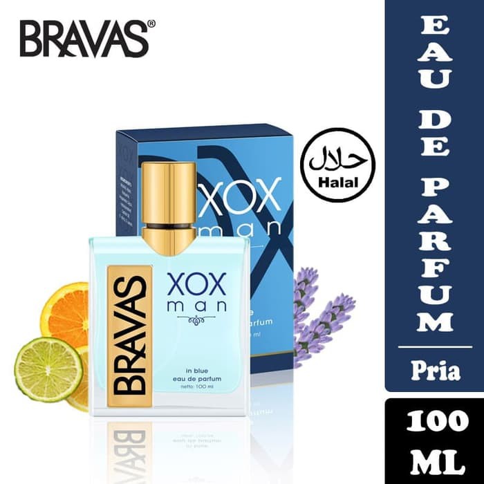 BRAVAS XOX MEN 100 ML EDP (Tidak Bisa kirim ke luar pulau dengan JNT)