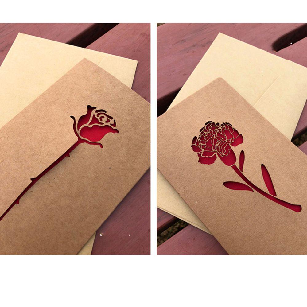 Kartu Undangan Nanas DIY Wedding Kraft Paper Ulang Tahun Valentines Day