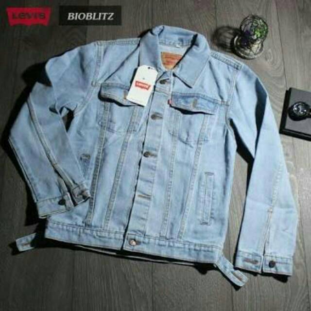  PROMO FREE ONGKIR Jaket  jeans cowok Bioblitz Jaket  