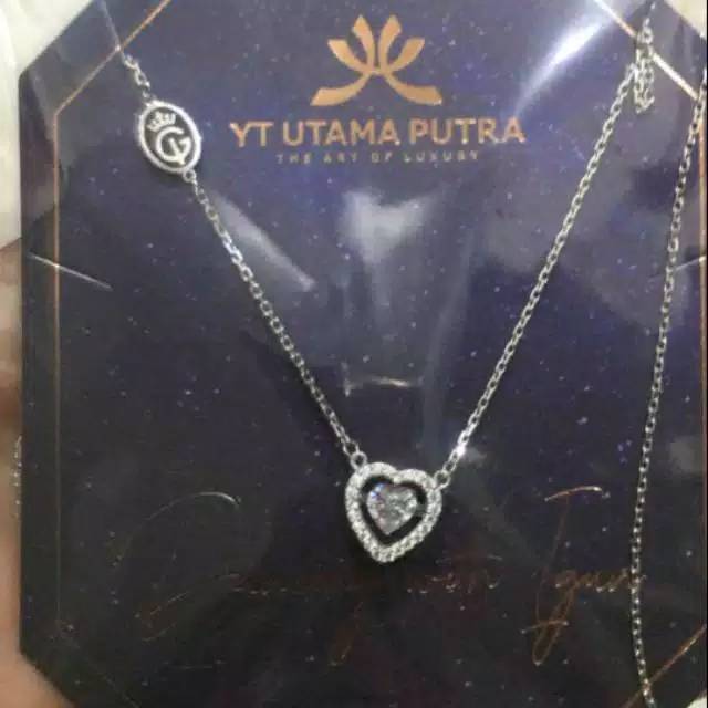 Kalung dancing with igun emas putih 375