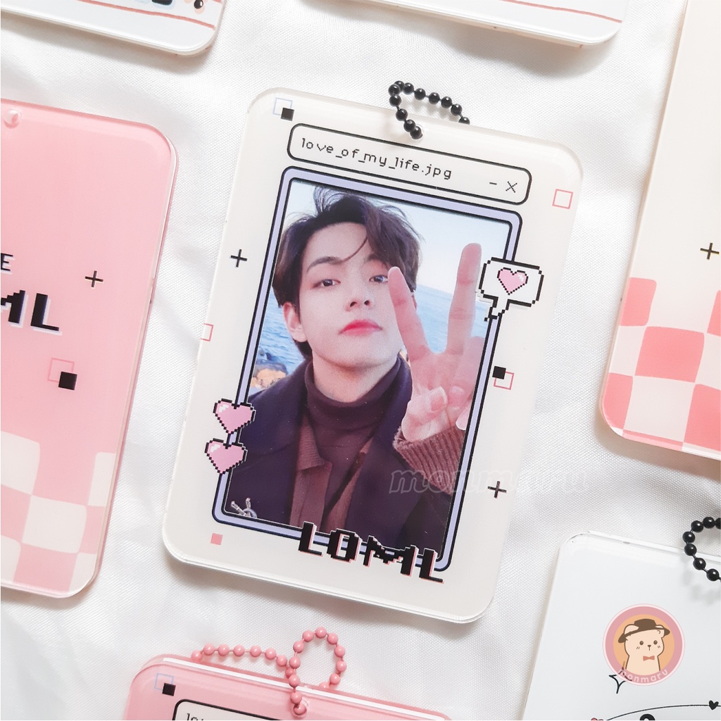 [READY] Acrylic Photocard Holder | TXT, BTS PC Holder by monmaru