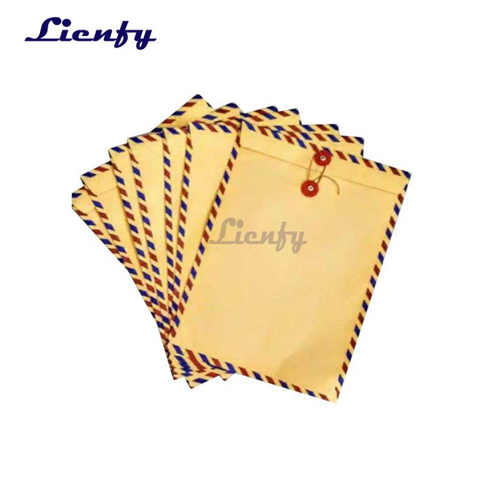 

Amplop Coklat Tali F4 Folio [10 Lembar/1 Pack] / AirMail Cokelat / Air Mail [25 x 35 Cm]
