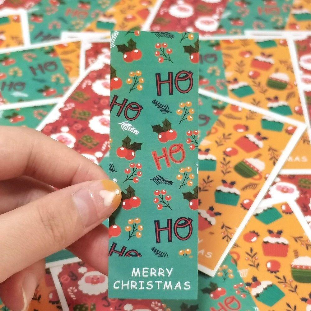 Top 30biji Stiker Merry Christmas Paket Kado Natal Stiker Hias Box Tag Label Merry Christmas