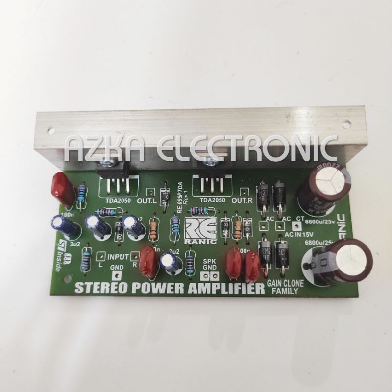 Kit Power Amplifier TDA 2030 Stereo