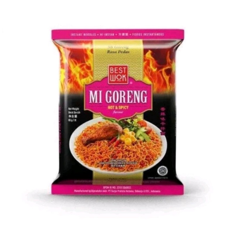 

Best Wok Mie Goreng Hot & Spicy 80g