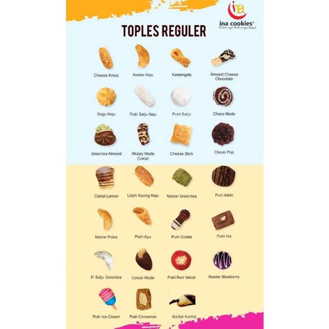 

INA COOKIES TOPLES REGULER