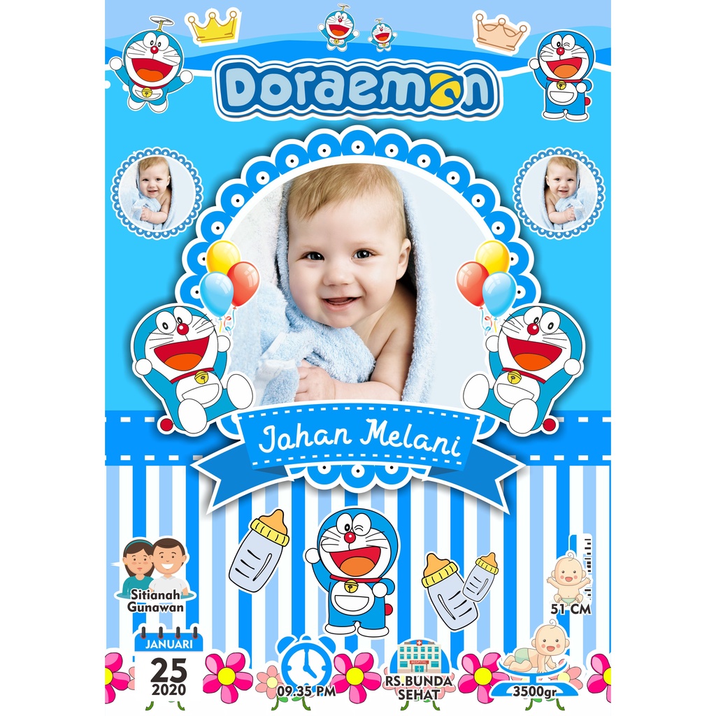 CETAK BIODATA BAYI UKURAN BESAR 17R/12Rs (48x32)cm-39