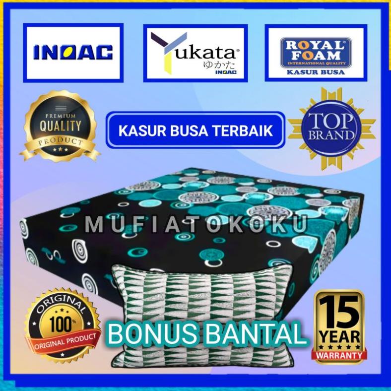 KASUR INOAC TEBAL 30CM ORIGINAL ANTI KEMPES 200X180X30CM BUSA ASLI EON LG D23 GARANSI 15 TAHUN - KAS
