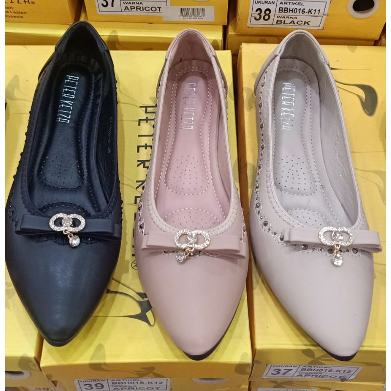FLAT SHOES WANITA/SEPATU KERJA BRAND PETER KEIZA