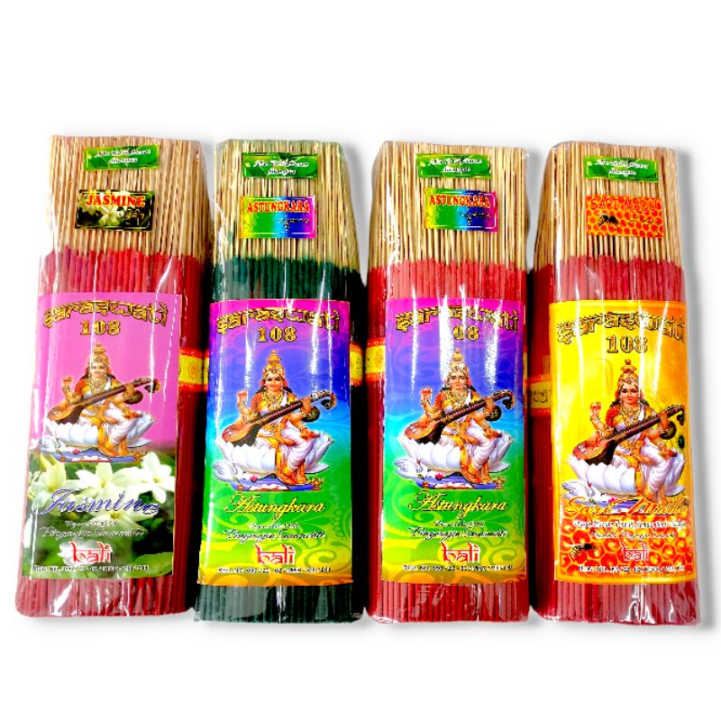 [ Dupa Saraswati Bali ] 1KG / 1 KG 200Gram ( 1200 Gram ) Hio Stick / Stik Merah & Hijau 22Cm / 28 Cm