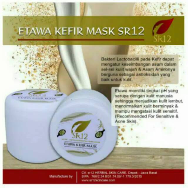 Etawa Kefir Mask / masker kefir susu kambing