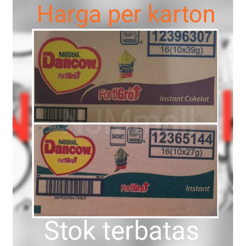 

DANCOW SACHET COKLAT VANILA PER DUS KARTON