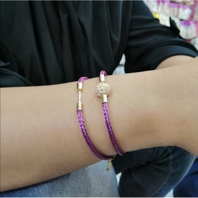 gelang tangan untuk pasang charm/leontin //gelang waterprof //gelang kawat