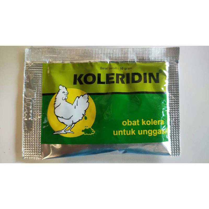 koleridin 10 gram obat unggas