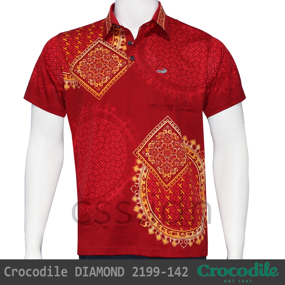 Kaos Kerah Kemeja Pria Crocodile Diamond 2199-142