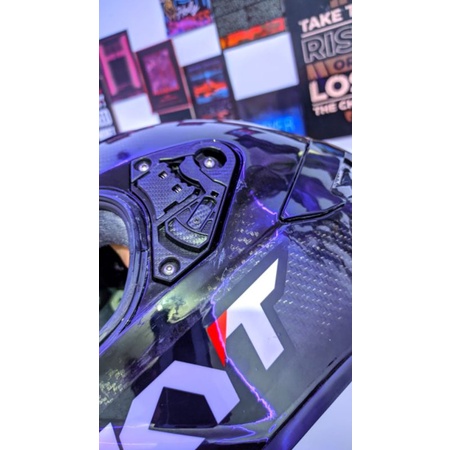 Helm KYT NXRACE Carbon Versi Race ukuran M second Original KYT not AGV SHOEI ARAI NOLAN XLITE LS2 XL