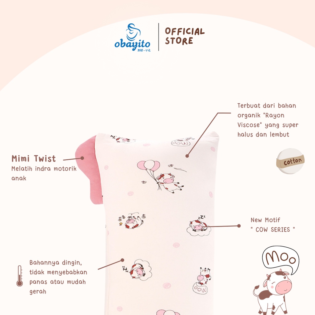 Mimi Hug Bantal Guling Bayi All Size - Obayito