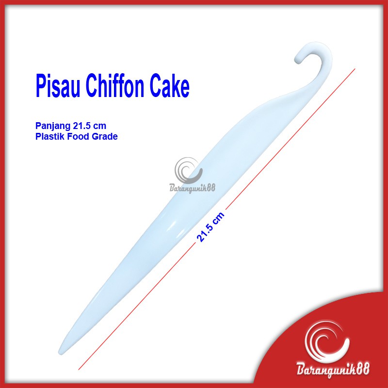 Chiffon Knife Plastik Food Grade Pisau Chiffon Cake Release Scraper