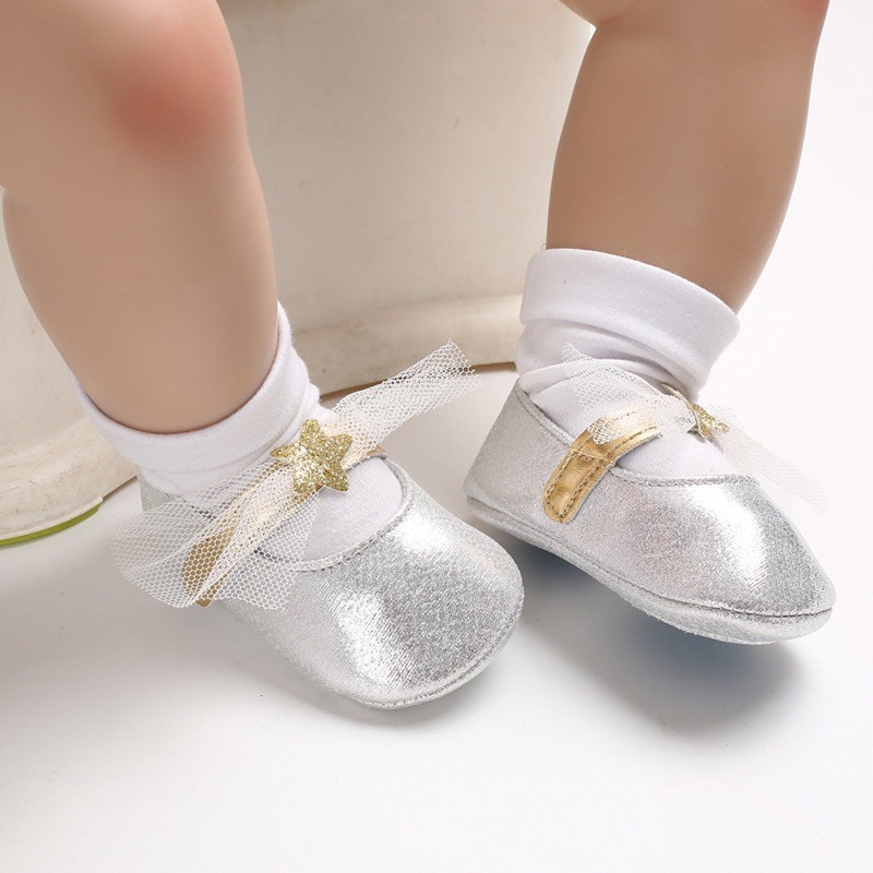 Sepatu Bayi | Sepatu NB | Prewalker Ribbon Star