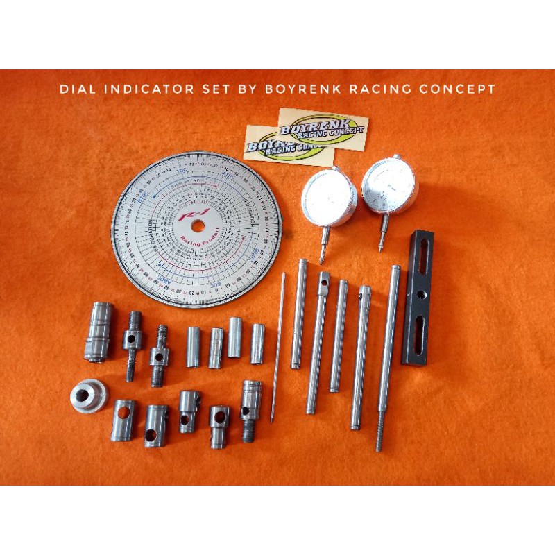 DIAL INDICATOR SET PANGKON / DIAL SET HAND MADE BY BOYRENK RACING CONCEPT