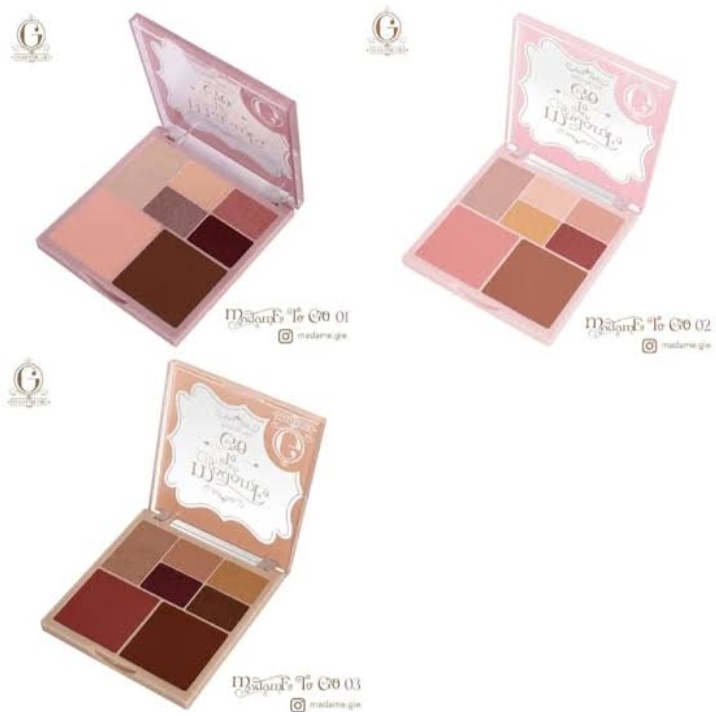 Madam Gie Madame To Go Kit - Make Up Face Palette