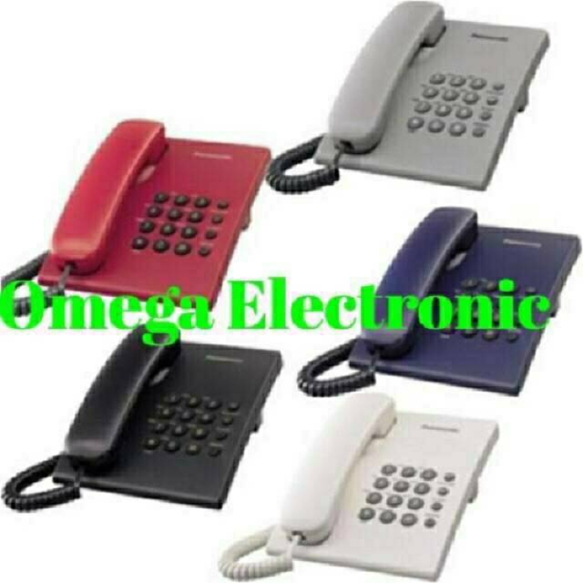 RESMI Panasonic KX-TS505MX - Pesawat Telepon Kantor Rumah Gantung Kabel KX-TS505 Single Line