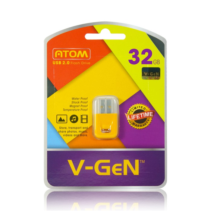 USB Flash Disk V-GeN ATOM 32GB USB 2.0 UFD Flashdrive VGEN