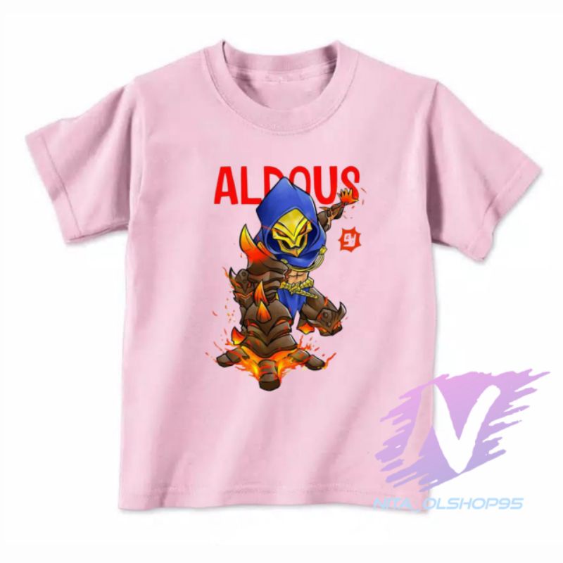 kaos Aldous baju kaos anak Hero mobile legend aldous