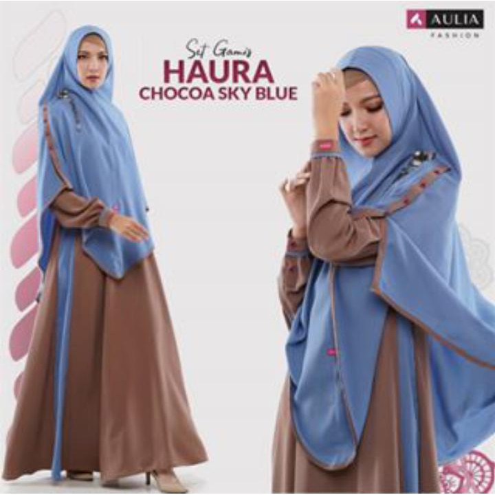 Gamis Aulia Haura Sky Blue
