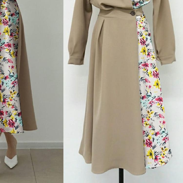 FWG - DRESS NAKILA / DRESS WANITA CASUAL DRESS / LONGDRESS / DRESS PESTA / DRESS FLOW