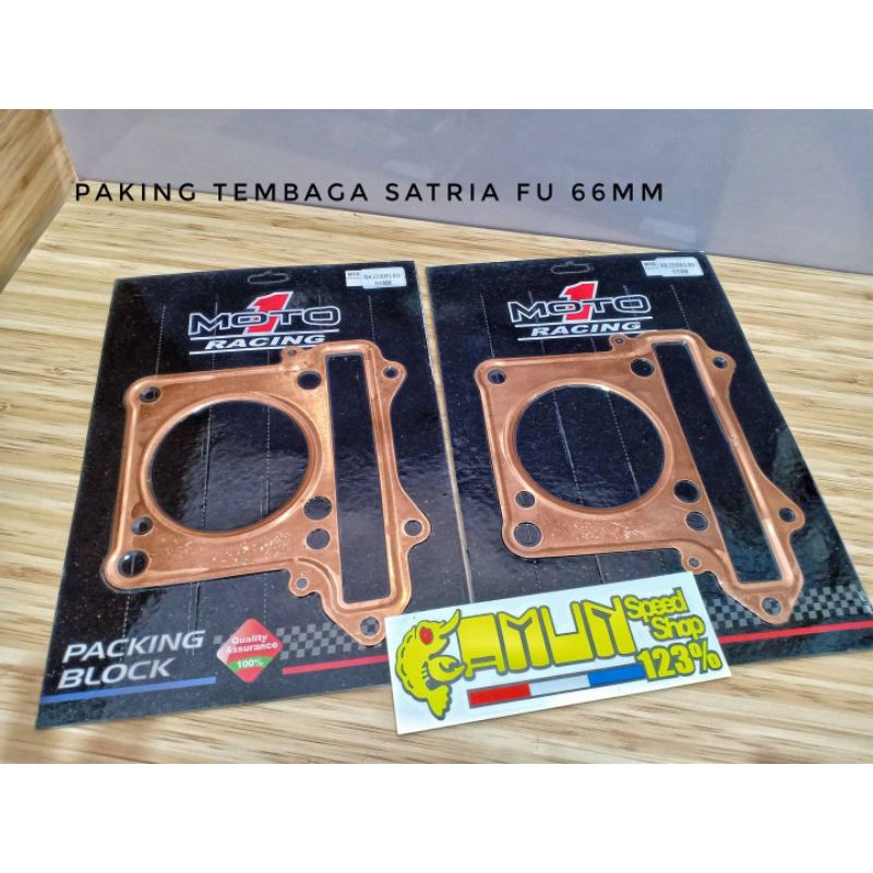 paking head tembaga satria fu 66 x 0.5mm moto 1 paking tembaga satria fu 66mm