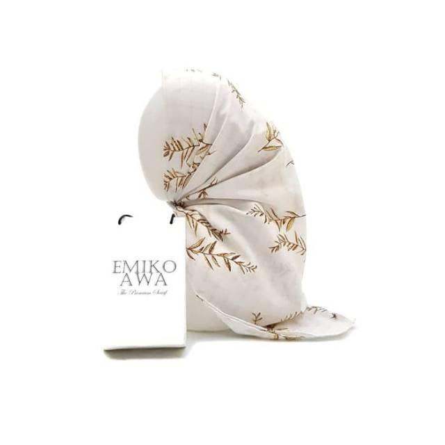 Jilbab Segiempat Motif YashiGrey Wolfis