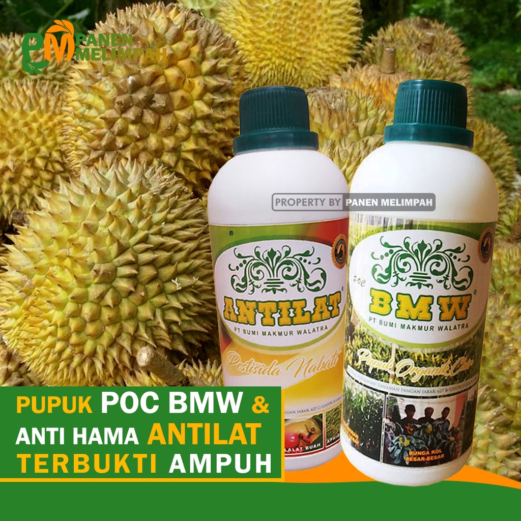 Jual Pupuk Organik Cair Poc Penyubur Tanaman Pelebat Buah Durian Pestisida Organik Cair Obat