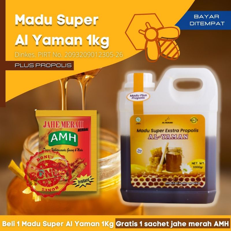

Madu Asli Plus Propolis 1Kg Madu Murni Madu Booster Imun Madu Vertigo Anti Bakteri Daya Tahan Tubuh