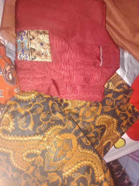 Couple Tunik Kaktus Sogan Sarimbit Batik Tunik Modern