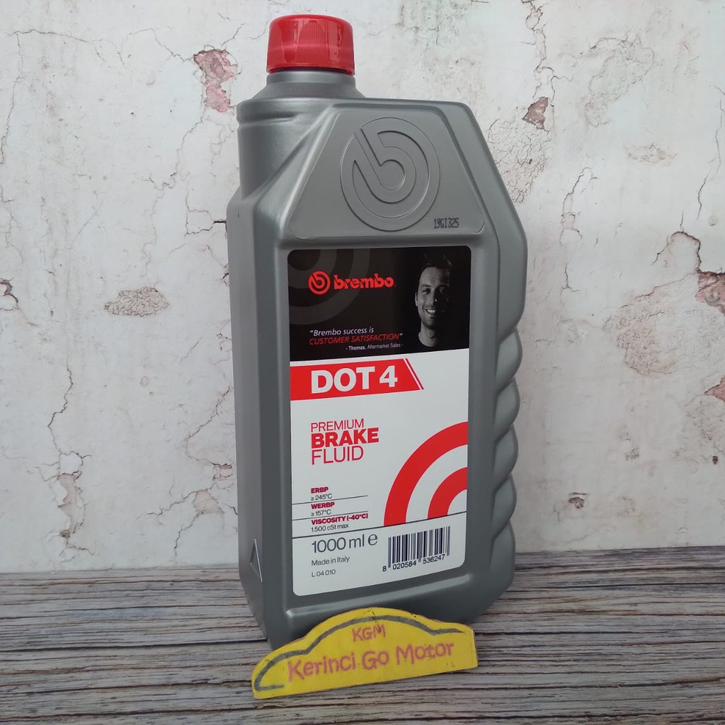 Minyak Rem Brembo Dot 4 Made in Italy 1Liter - Brembo Brake Fluid Dot4