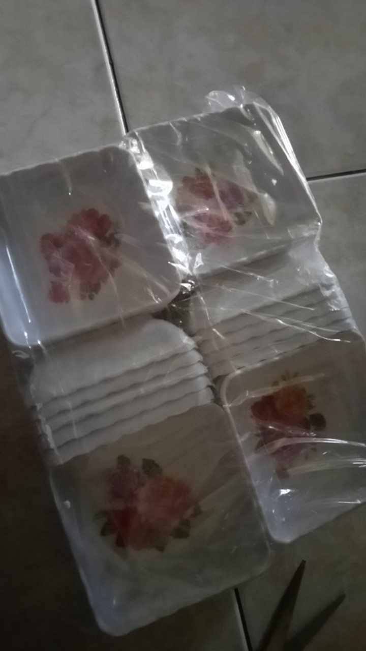 Souvenir Pernikahan Mangkuk Sambal Kotak Mika Lembaran