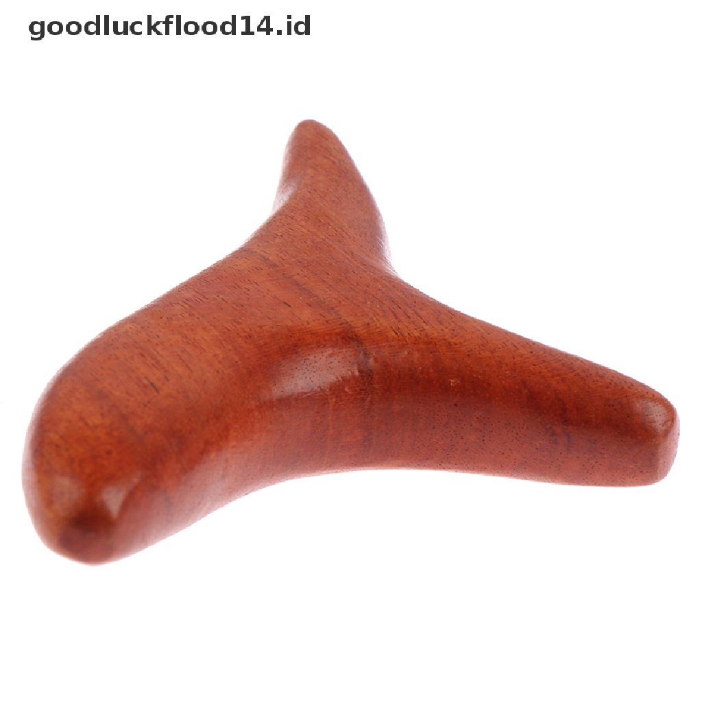 [OOID] Wooden Triangle Body Massager Acupuncture Therap Reflexology Relax Stress Relie ID