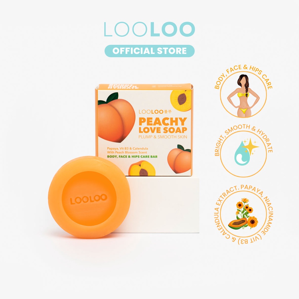 LooLoo Peachy Love Soap