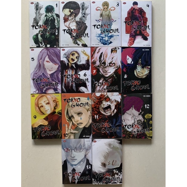 Komik Manga Tokyo Ghoul Set 1-14end by Sui Ishida