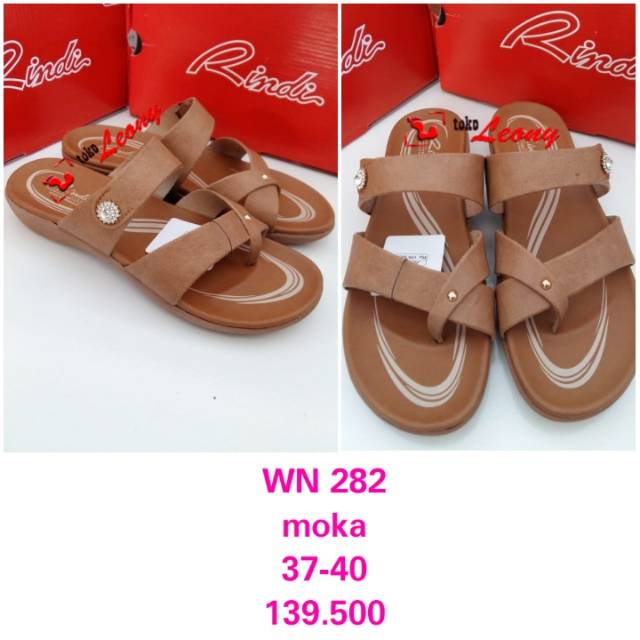 Sandal jepit wanita merk RINDI WN 282 no 37-40