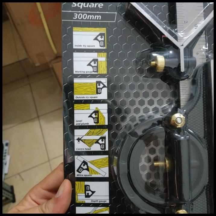 Siku Kombinasi Penggaris Waterpas Siku Tukang Mistar