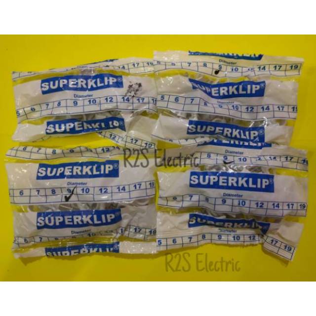 Klem Kabel Murah no 7 , 8 , 9 , 10 , 12 Super Klip / Yoshi