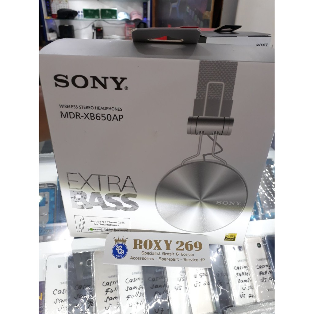 promo HF BANDO SONY XB650 EXTRA BASS ADA MIC BISA TELFON DAN SMULE - Handfree Headset Hedset Hetset