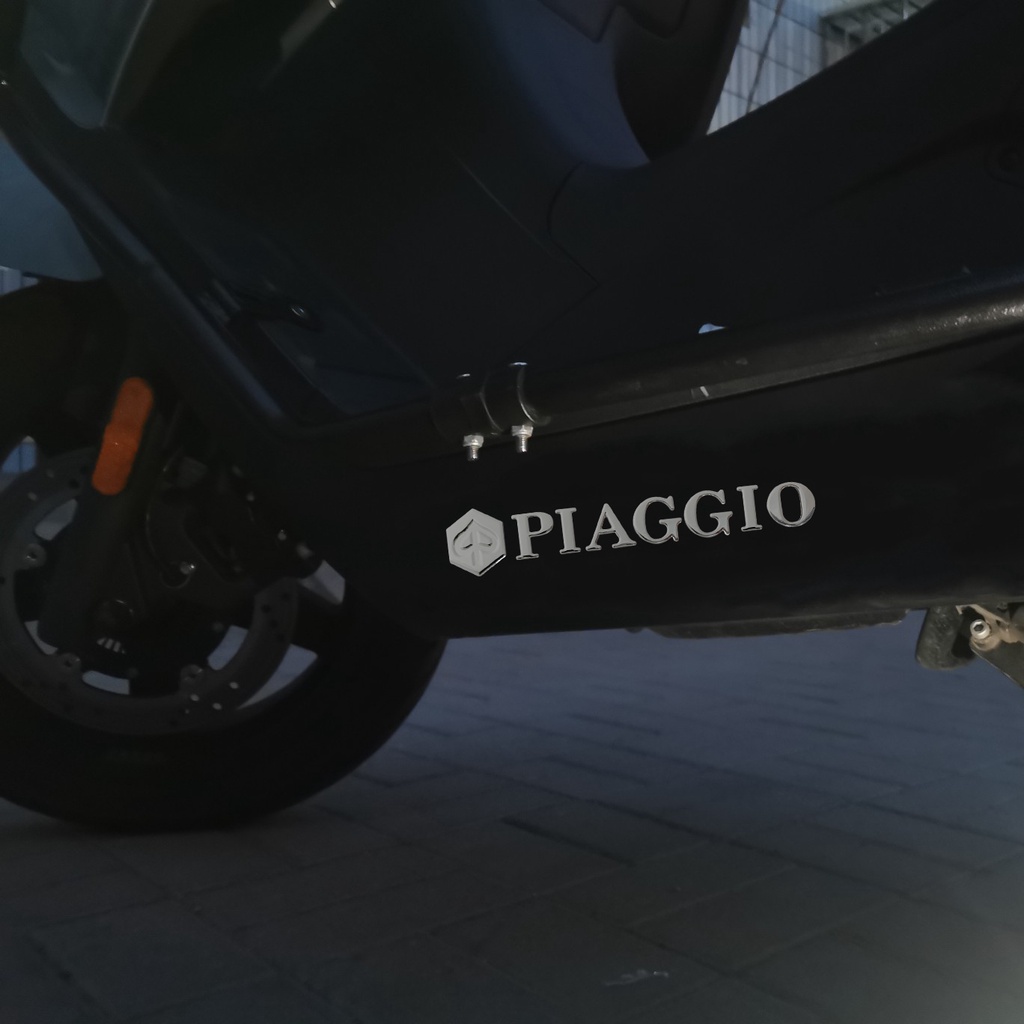 3D PIAGGIO Emblem Sticker Motor Body Chassis Tahan Air Stiker Aksesoris Motor